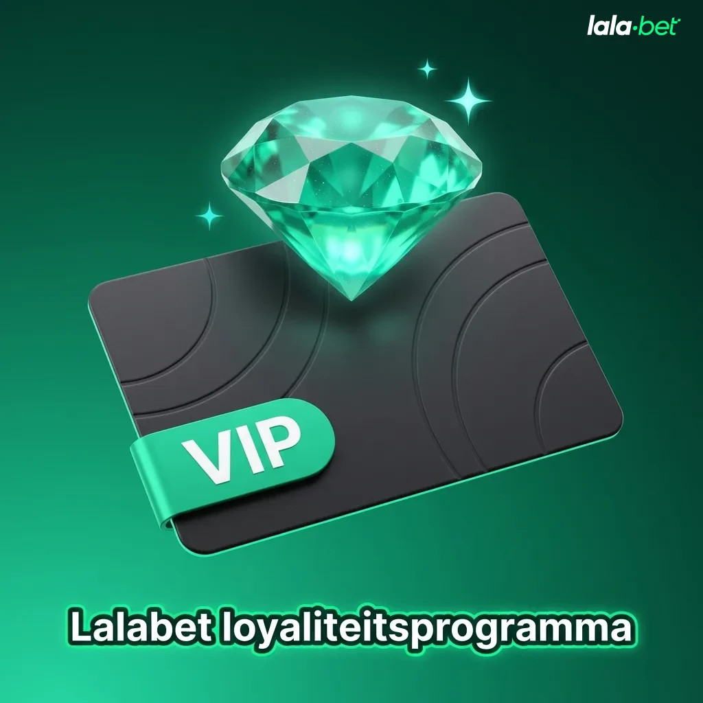 Grafische weergave van Lalabet loyaliteitsniveaus, puntenopbouw per speltype en voordelen zoals bonussen en VIP-voordelen.