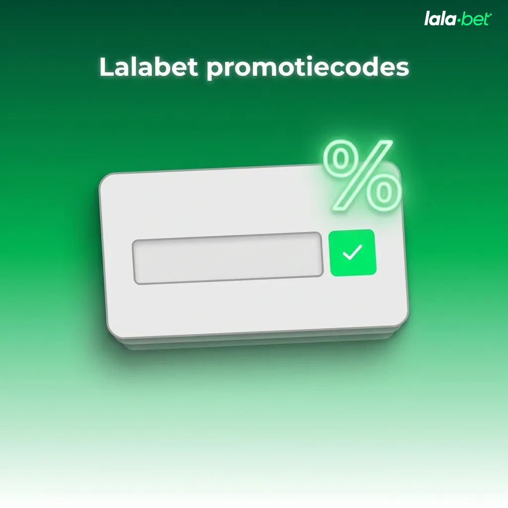 Lalabet promotiecodes uitgelegd met iconen voor stortingsbonussen, gratis spins en sport freebets op kleurrijke achtergrond