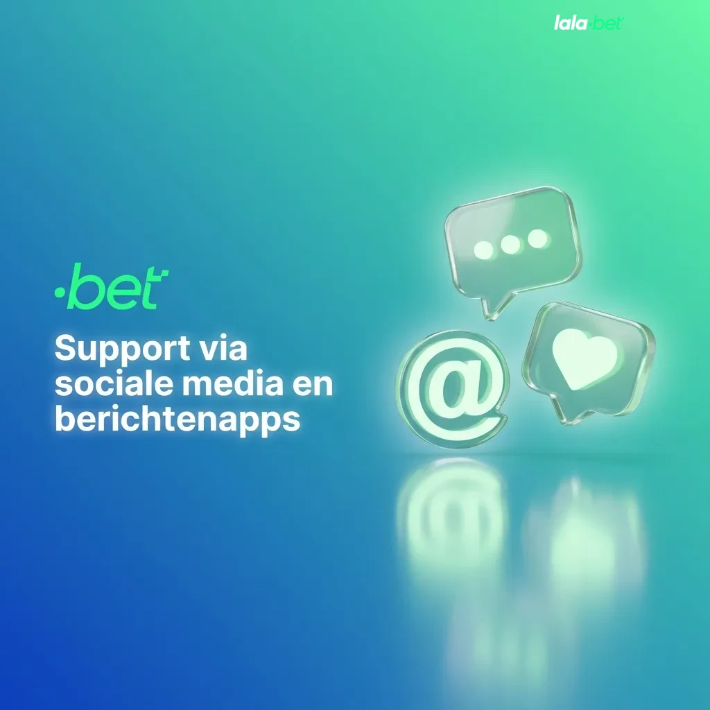 Illustration of casino support icons for social media and messaging apps with chat bubbles and device screens