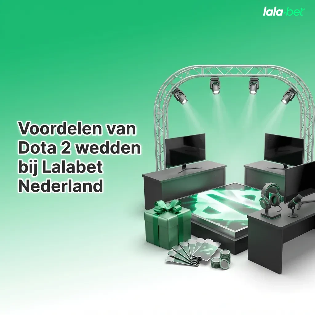Promobanner Lalabet Nederland met voordelen voor Dota 2 wedden, bonussen, lokale betaalopties en 24/7 support