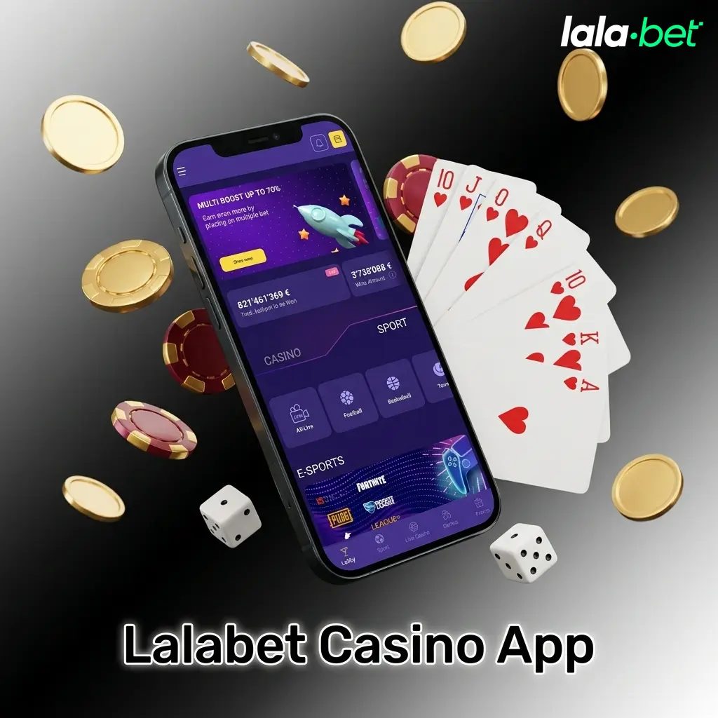 Lalabet casino app met live spellen, slots van Pragmatic Play en Evolution, tafelspellen en live dealers via videostream.