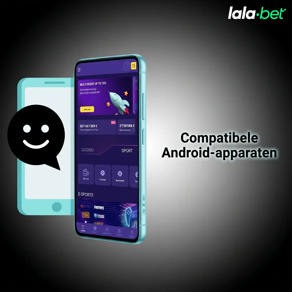 Lalabet app compatibele Android-apparaten: Samsung, Google Pixel, OnePlus, Xiaomi en meer in Nederland