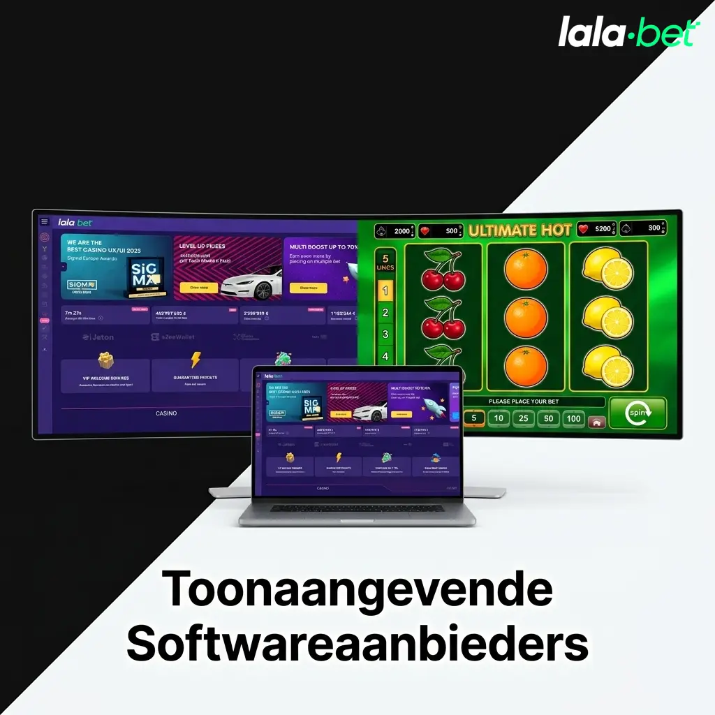 Toonaangevende softwareaanbieders van Lalabet zoals Pragmatic Play, NetEnt en Evolution Gaming met gecertificeerde RNG-algoritmen